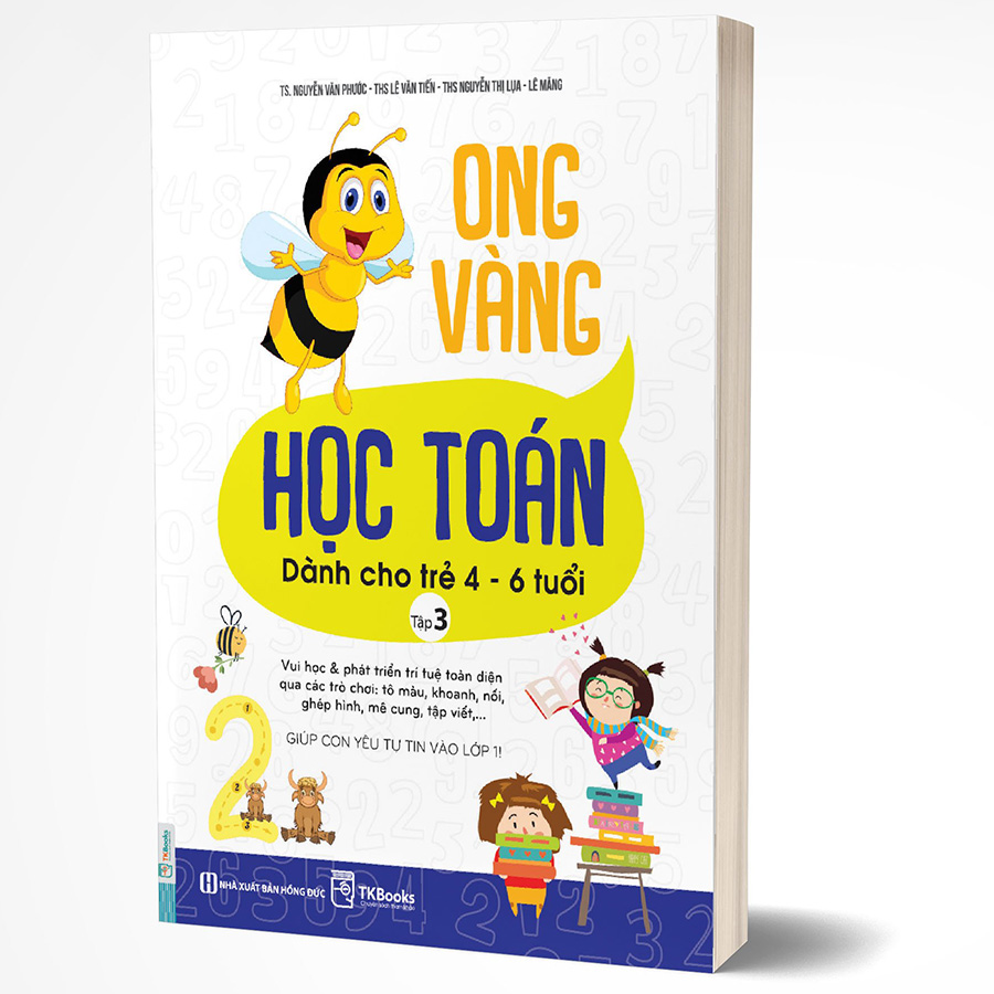 Sách Ong Vàng Học Toán Dành Cho Trẻ 4-6 Tuổi - Tập 3