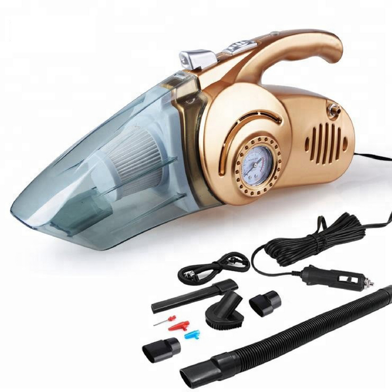 Máy hút bụi kiêm bơm xe đo áp suất lốp cho xe hơi 4 in 1 Vacuum Cleaner