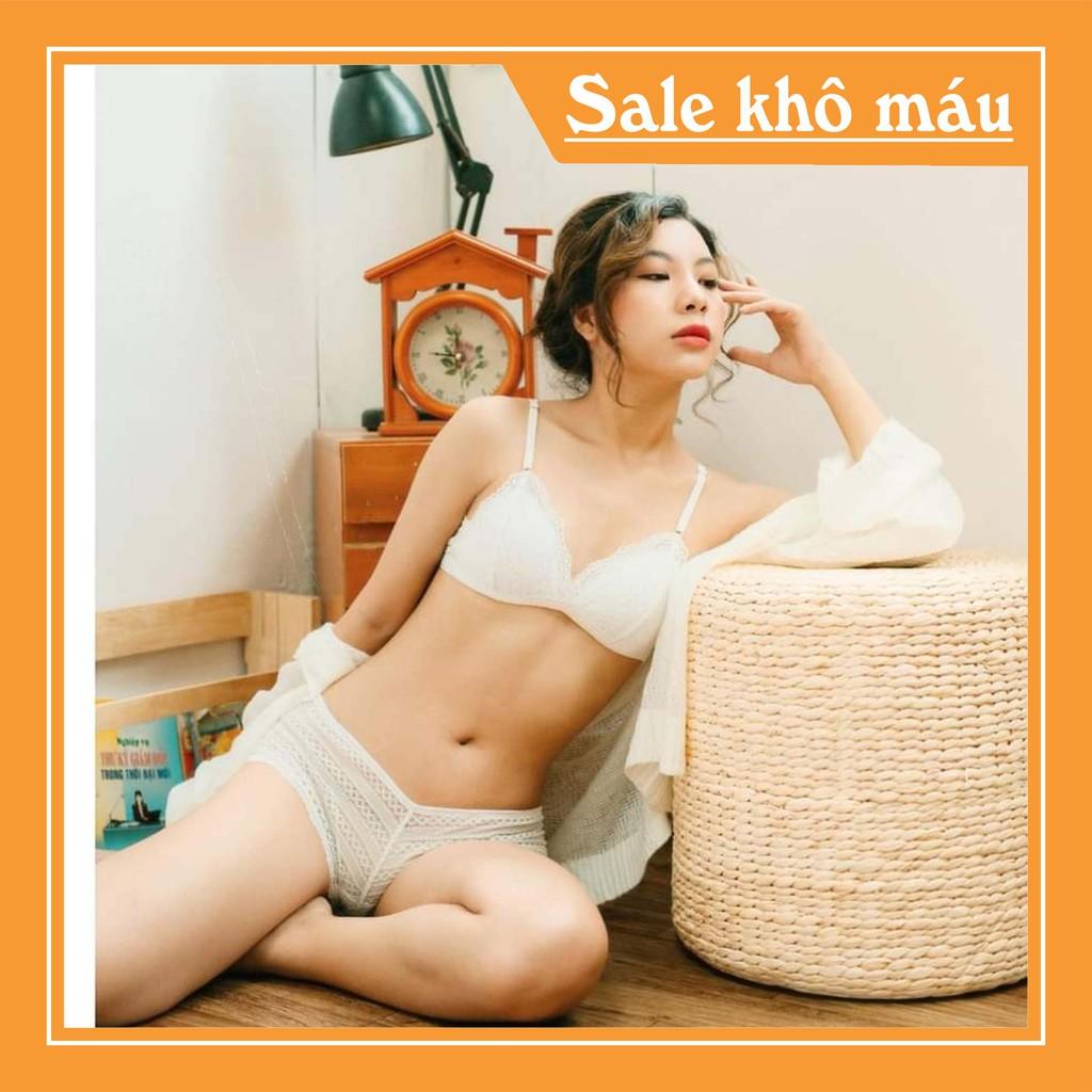 Bộ đồ lót ren không gọng 2 có mút siêu đẹp
