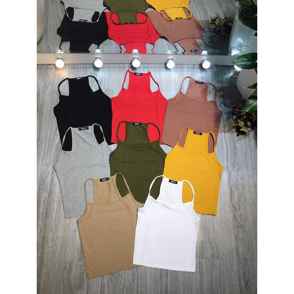 Áo 2 Dây Cotton Mới(Kèm Ảnh Thật Video)_Xưởng May Quang Anh