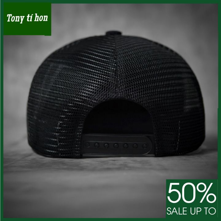 Tony tí hon -  Mũ nón kết lưỡi trai Snapback IM màu đen thời trang nam nữ cao cấp