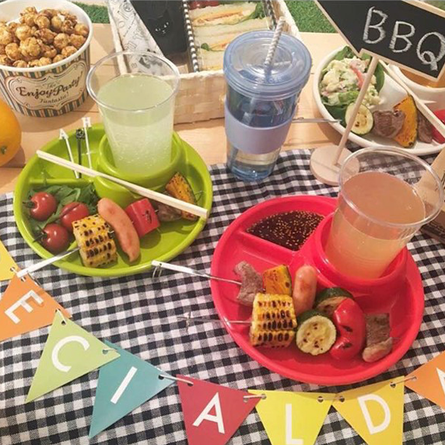 Khay ăn tiệc buffet, dã ngoại nhỏ gọn, đa năng - Hàng Nội Địa Nhật