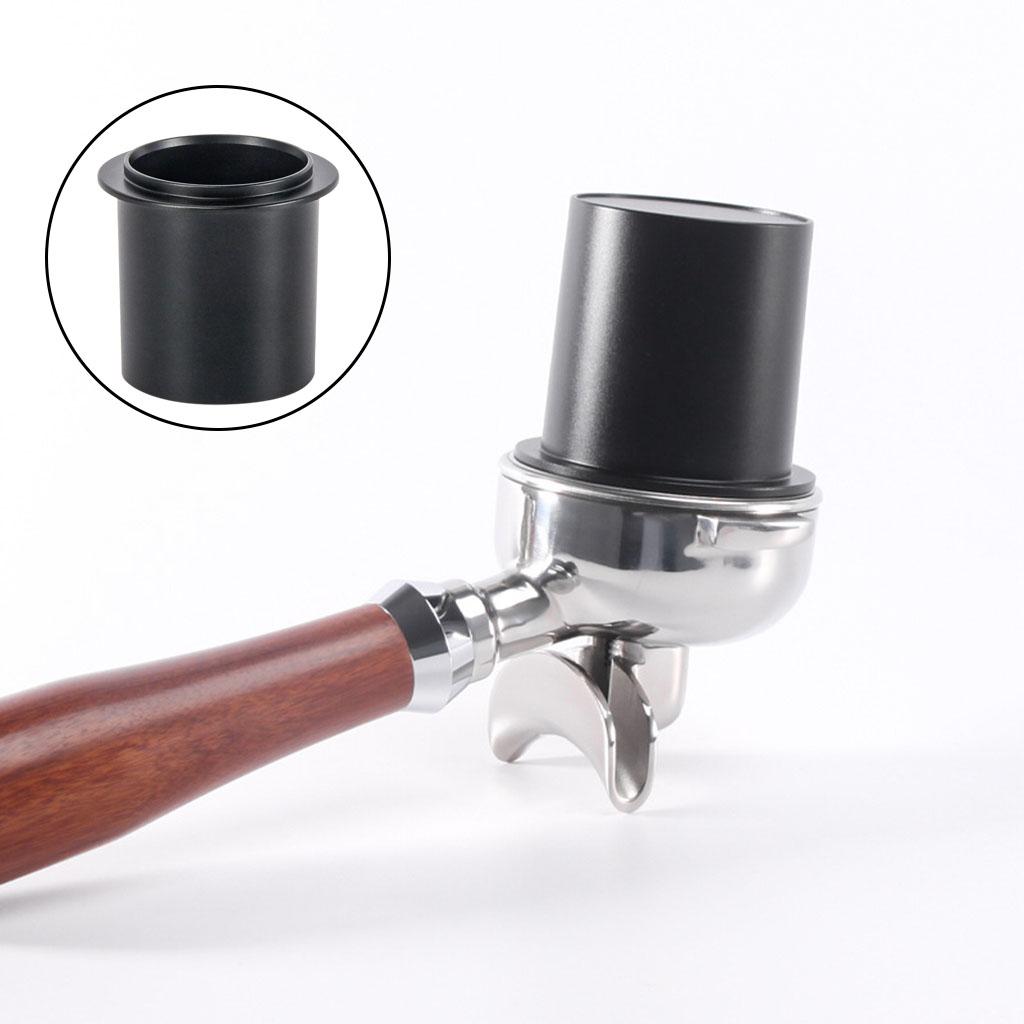 Aluminum Alloy Coffee Dosing Cup Sniffing Mug Powder Feeder Coffee Distributor for Espresso Machine for Portafilter Coffee Tamper DIY Tools
