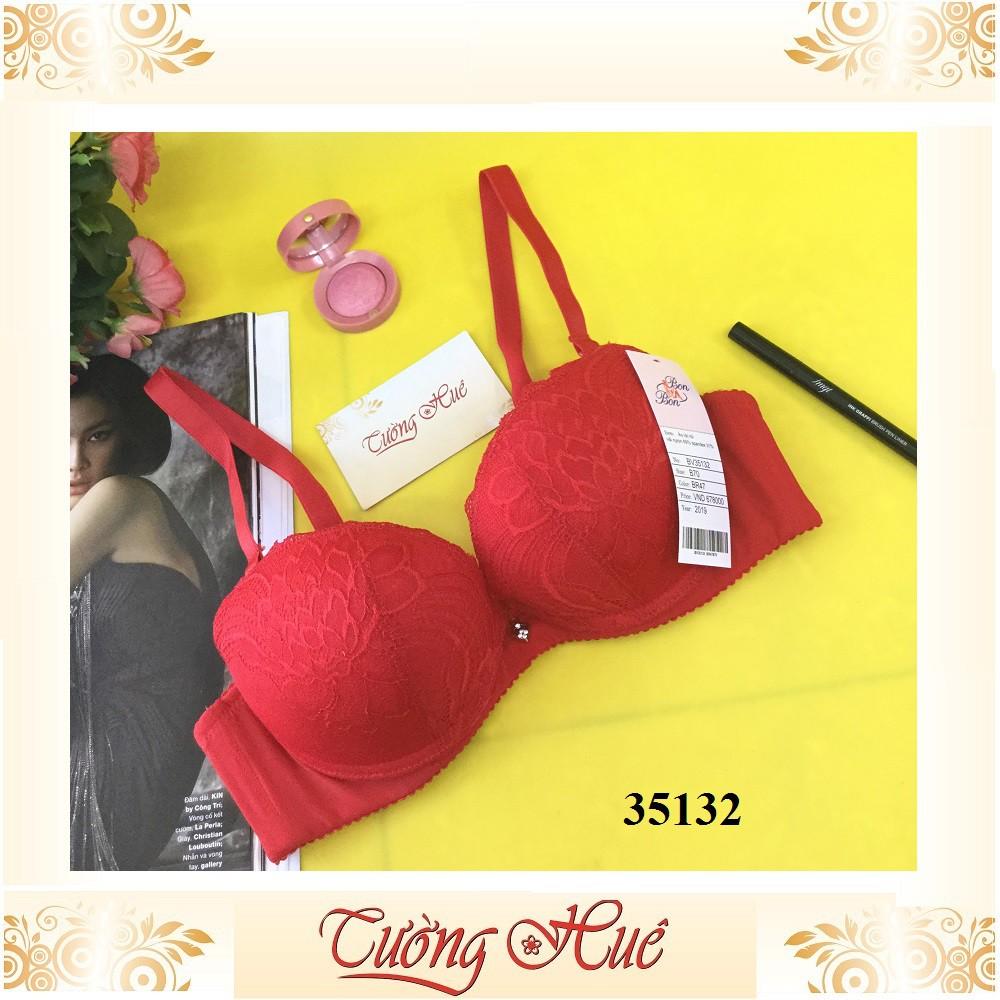 Áo lót nữ Bon Bon BV35132 mút dầy phối ren.