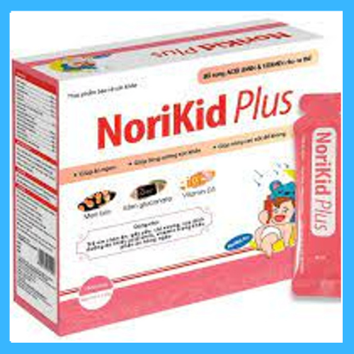 Siro Ăn Ngon NORIKID PLUS Hỗ Trợ Cải Thiện Biếng Ăn Táo Bón Tăng Sức Đề Kháng Cho Trẻ Hộp 20 Gói