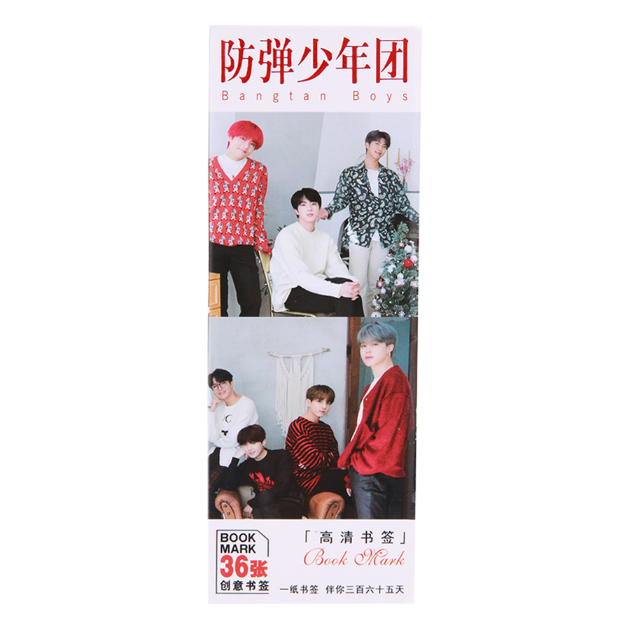 Bộ Bookmark Ban Nhạc BTS Mới - Mẫu 4