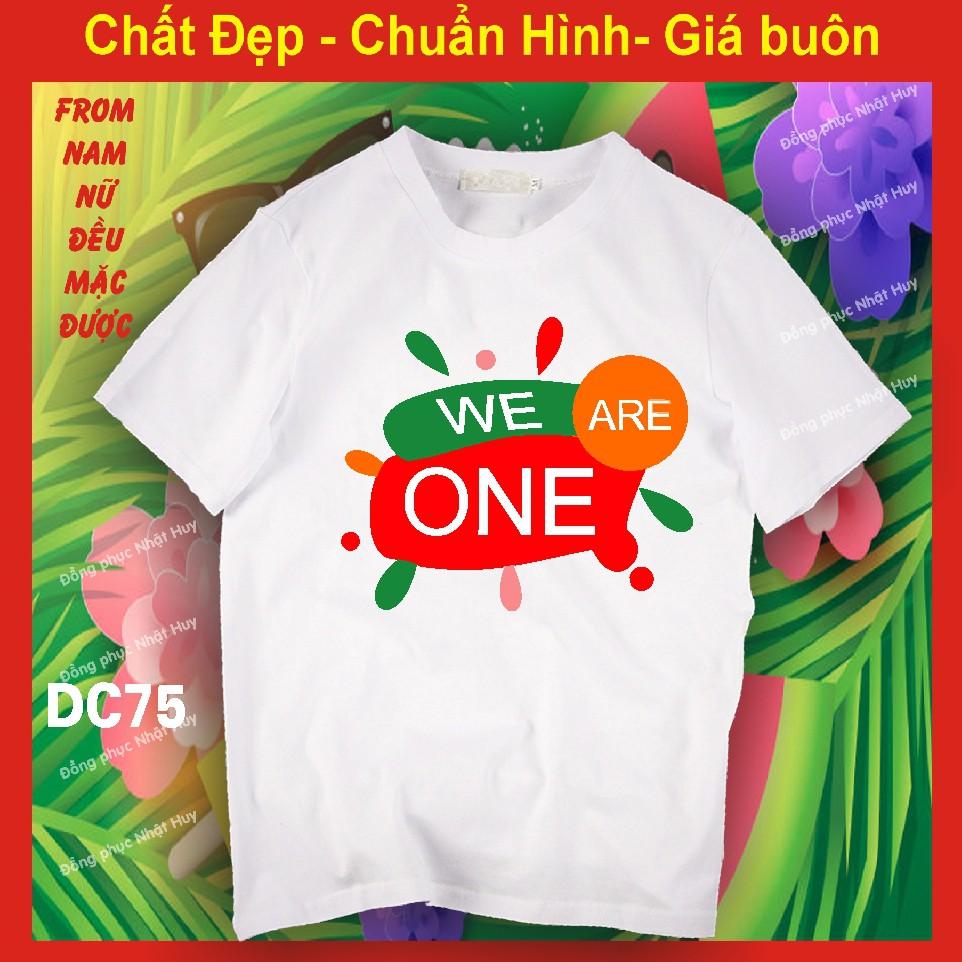 Áo nhóm đi chơi DC73, du lịch biển, phông, thun, chất đẹp,bình thường nhưng không tầm thường, we are one,xách balo