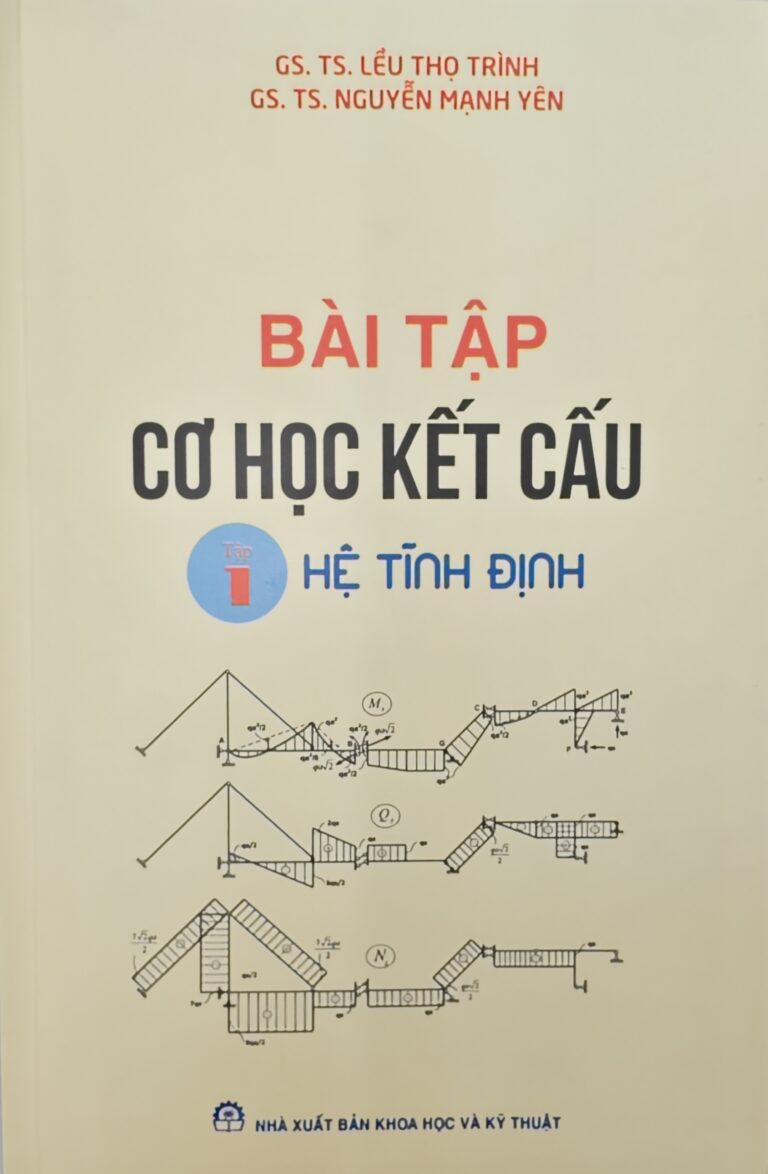 Bài tập Cơ học Kết cấu tập 1 Hệ tĩnh định (Tái bản 2024)