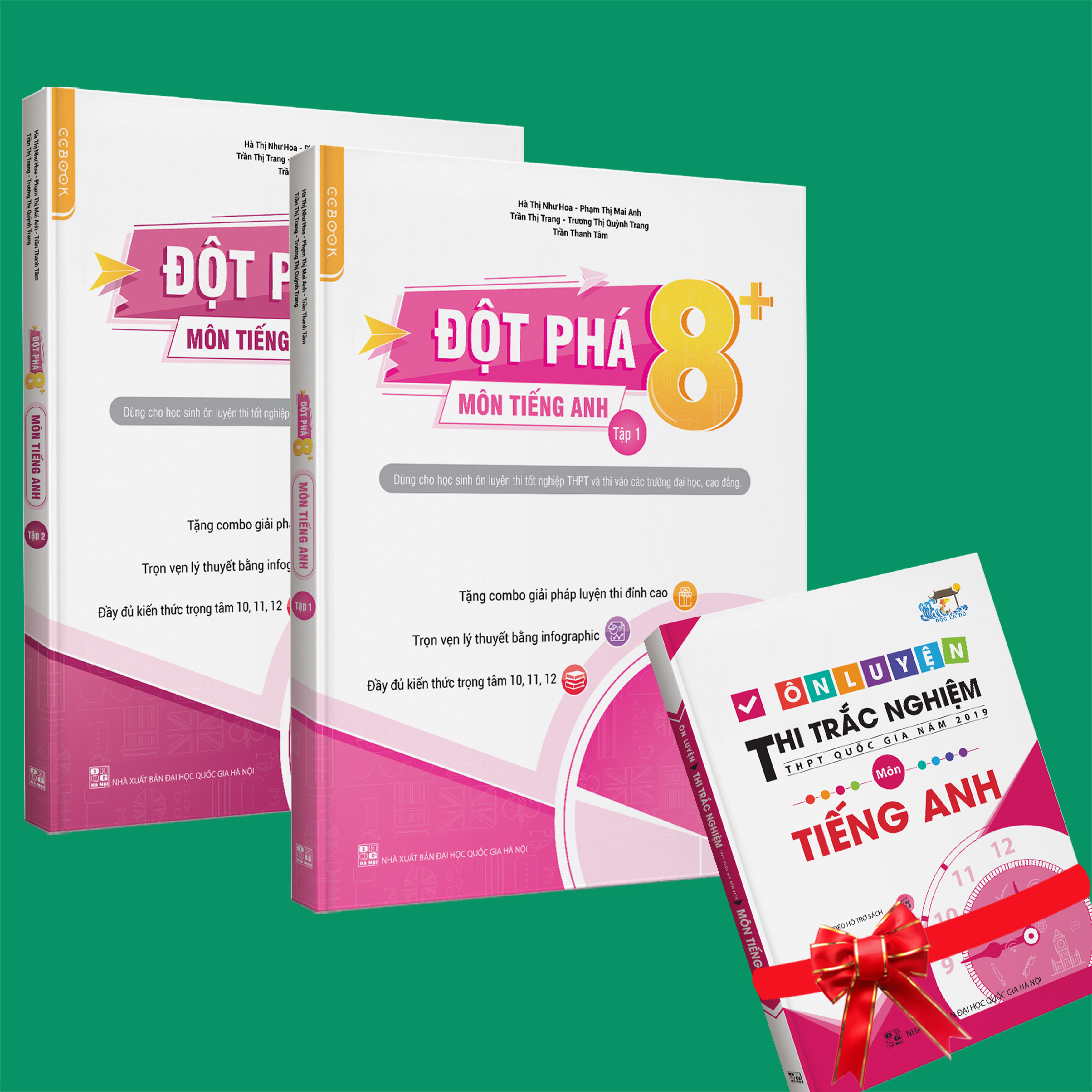 Sách - Combo Đột phá 8+ môn Tiếng anh tập 1 và tập 2
