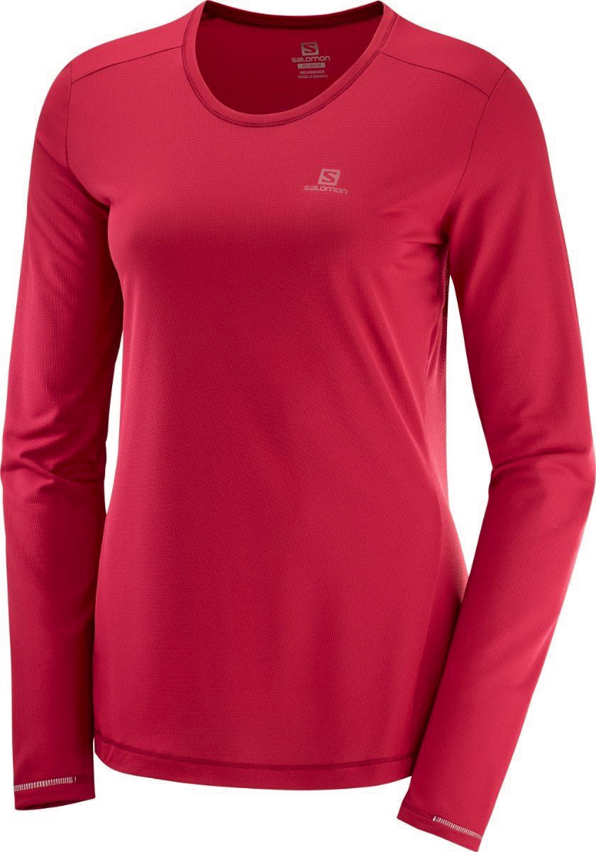 ÁO THỂ THAO TAY DÀI NỮ AGILE LS TEE W RIO RED - LC1158700