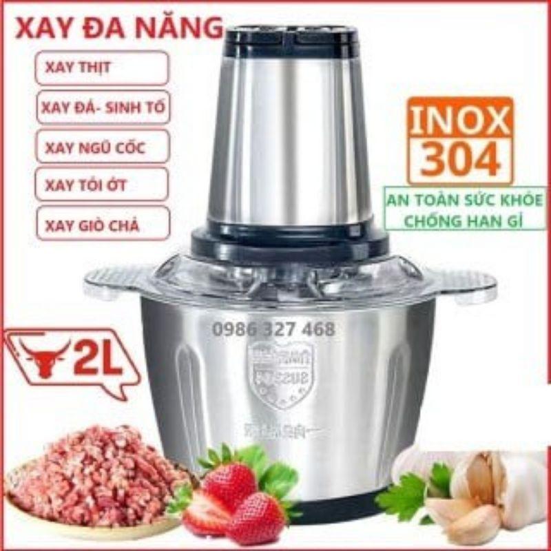 MÁY XAY THỊT MÁY XAY THỊT ĐA NĂNG FOOD PROCESSOR HDA CỐI INOX 2L