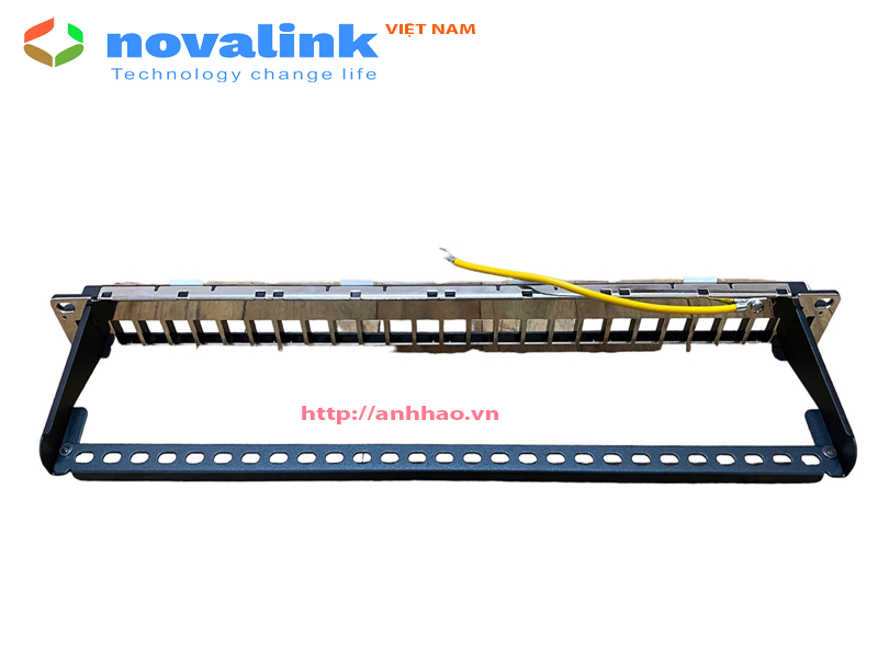Thanh đấu nối Patch Panel 16 cổng, 24 cổng, 48 cổng Novalink, made in Taiwan - Hàng nhập khẩu chính hãng