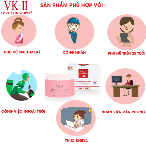 Kem Body Dưỡng Trắng Da Nhụy Hoa Nghệ Tây 200g VK II
