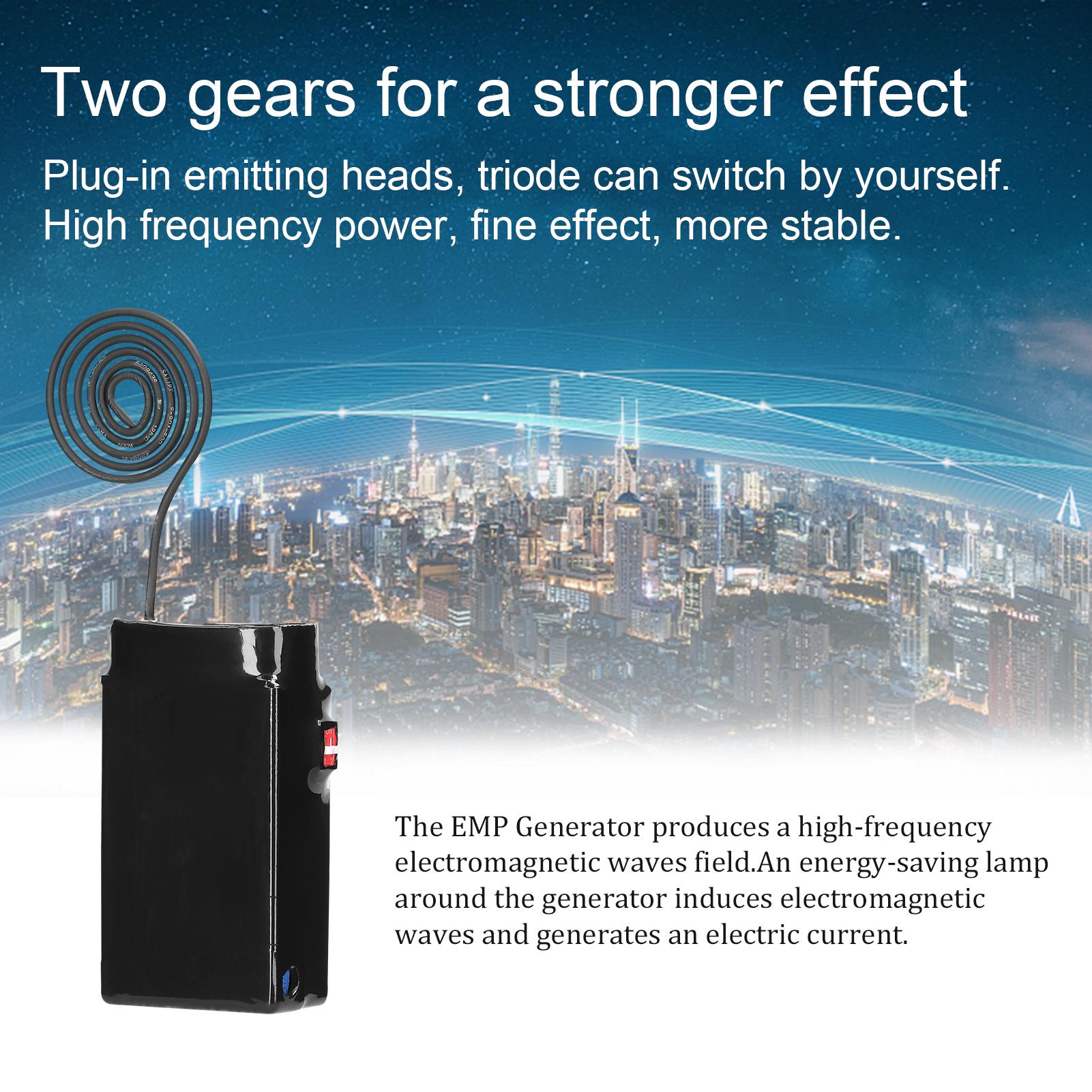 Multifunctional High Frequency EMP Generator Electromagnetic Pulse Generator Fingerprint Lock Detector LightBulb Detector