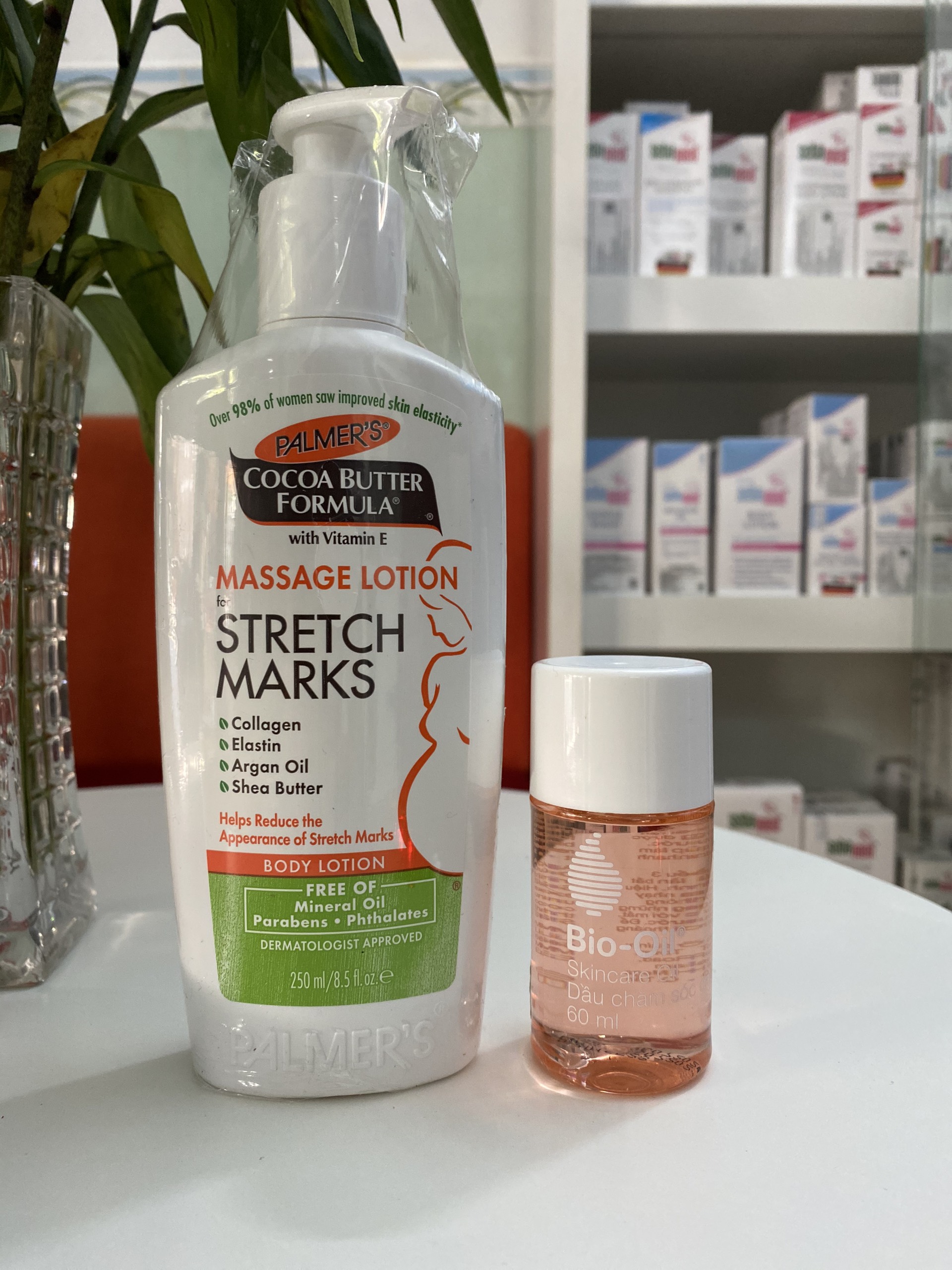 Lotion ngăn ngừa & giảm rạn da Cocoa Butter Formula Massage Lotion Stretch Marks - Palmer's