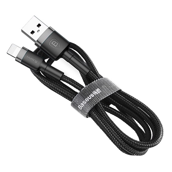 Cáp sạc nhanh,truyền dữ liệu tốc độ cao USB to iP Baseus Cafule cho 5 / 6/ 7/ 8/ X / ( 2.4A,Sạc nhanh,Siêu bền) (Hàng chính hãng)