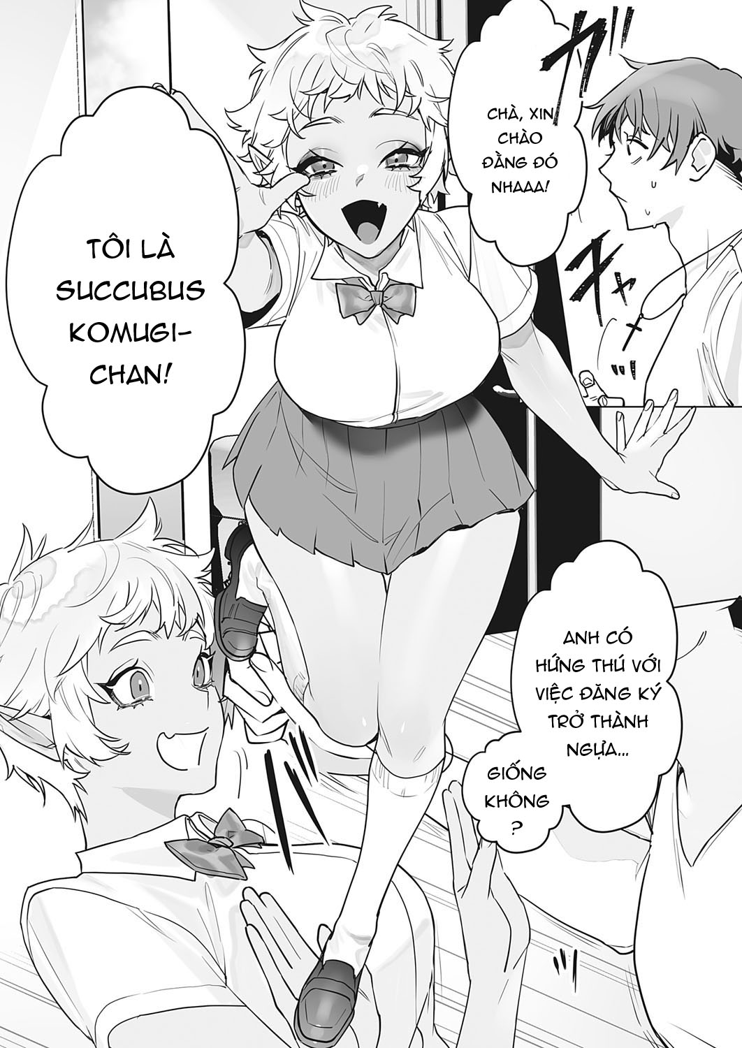 nhảy một điệu cùng sucubus komugi-chan chapter 1.1 3