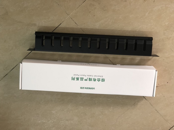Thanh quản lý cáp mạng ngang UGREEN dùng cho tủ mạng 19''- Hàng chính hãng