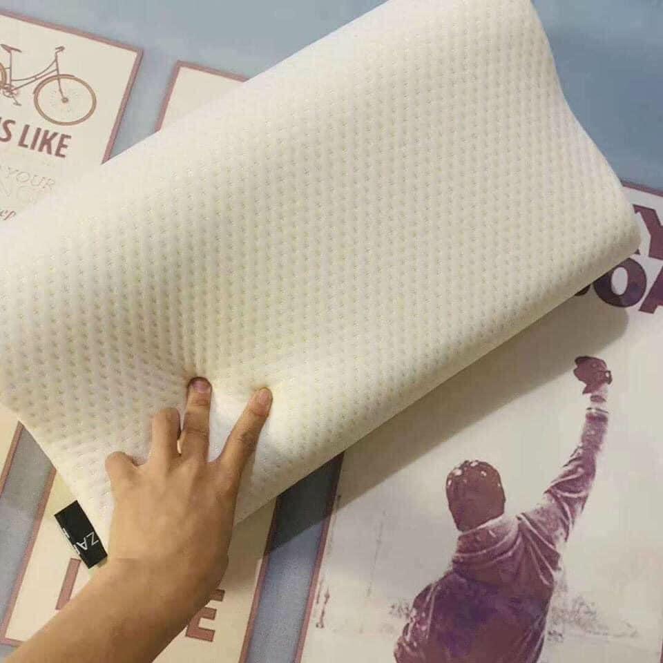 Gối Cao Su Non Chống Đau Cột Sống Dành Cho Người Hay Ngủ Ngáy miDoctor Kích Thước 50 x 30 x 10cm