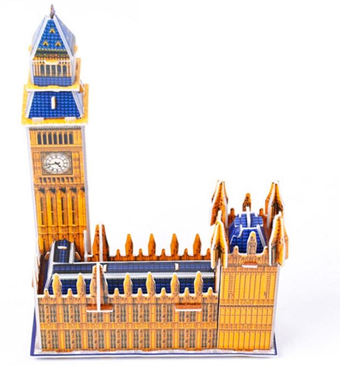 Mô Hình Giấy 3D Magic Puzzle: Tháp Đồng Hồ Big Ben B568-1 (190 Chi Tiết)