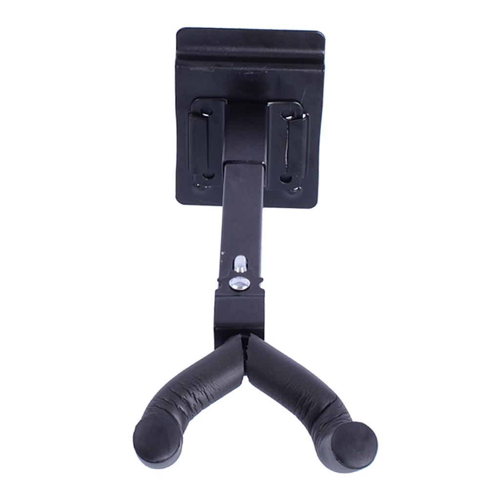 Sunnimix Guitar Dây Sắt Móc Treo Tường An Toàn Treo Tường Giá Đỡ Đen