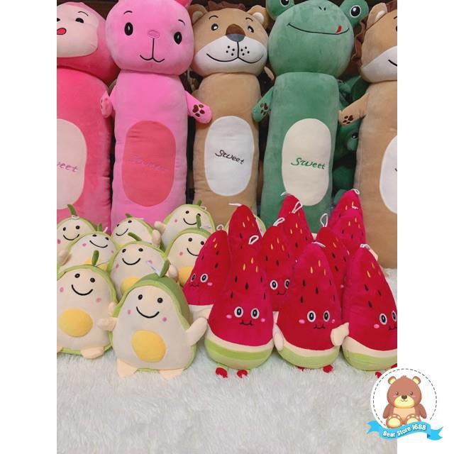 Gấu bông gối ôm quả bơ trứng 034 siêu cute