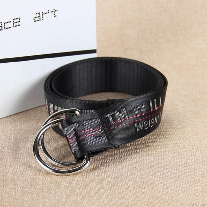 Dây thắt lưng thêu chữ thời trang