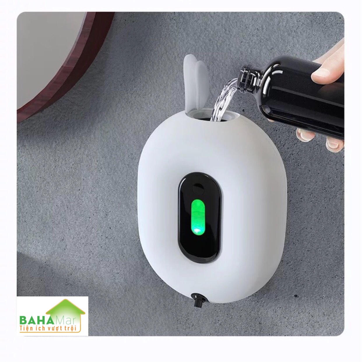BÌNH THÔNG MINH XỊT BỌT RỬA TAY CẢM ỨNG TỰ ĐỘNG "BAHAMAR"