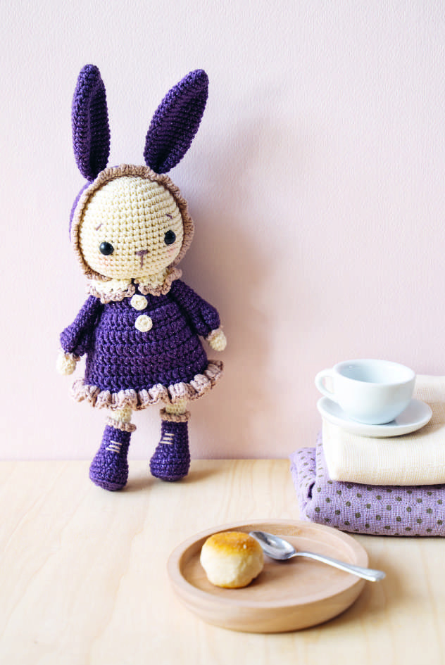 Thỏ móc len nhồi bông mimi kc10 handmade 100%, đồ chơi an toàn, đồ trang trí nhà cửa siêu đáng yêu, quà đặc biệt