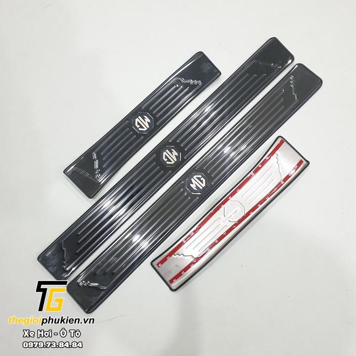 Bộ Ốp bậc cửa, Nẹp bước chân MG ZS vân Titan