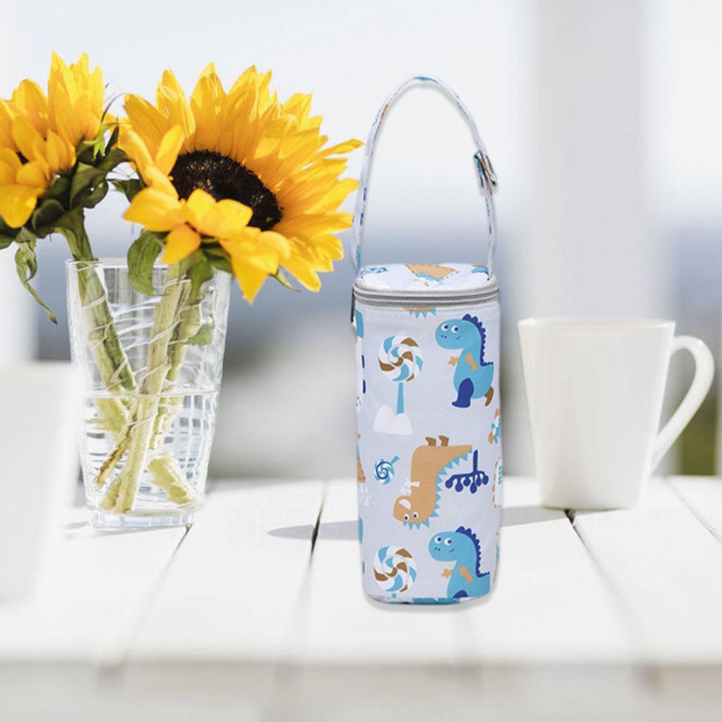 2 x Portable Insulated Baby Bottle Bag Reusable for Daycare Travel Carrier
