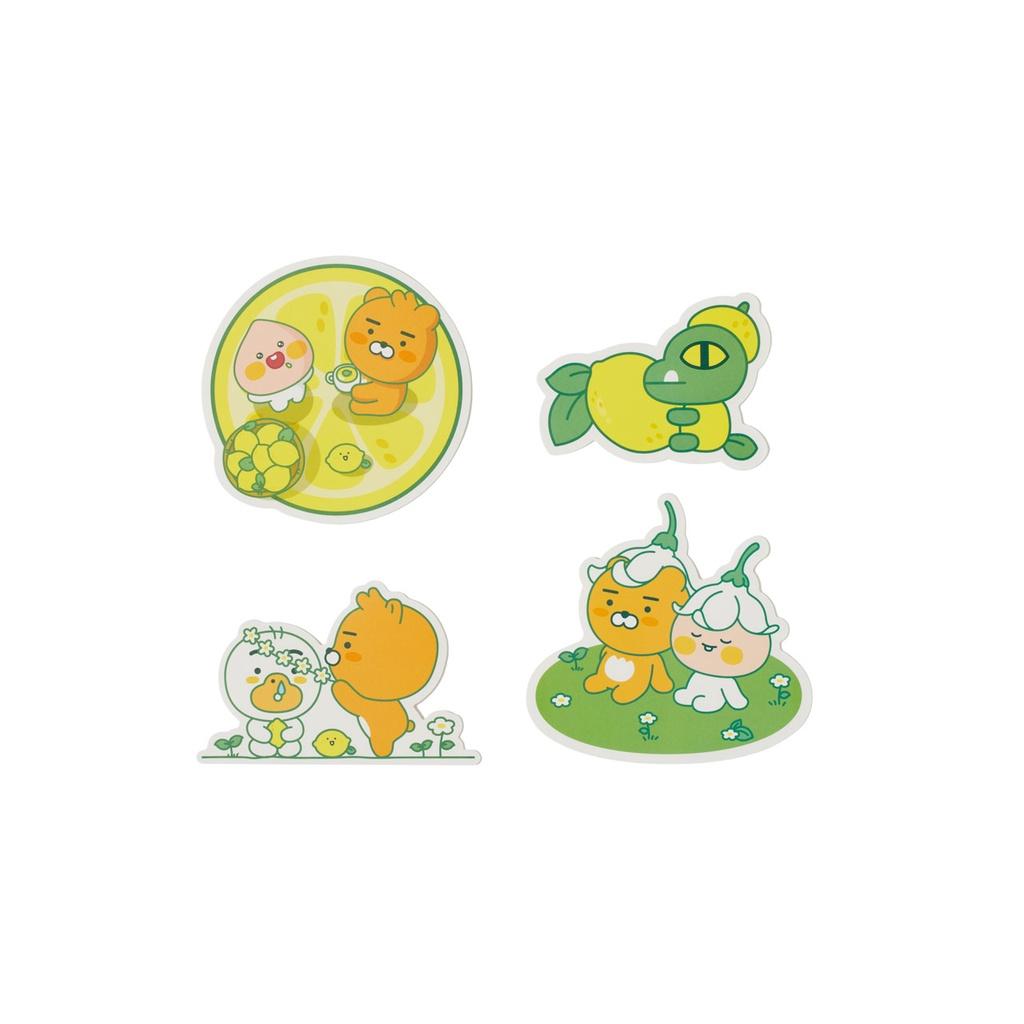 Sticker Dán Sổ Lemon Ryan Kakao Friends Chính Hãng