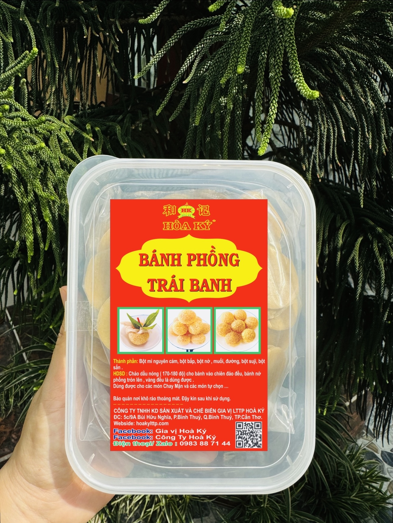 Bánh phồng tròn 500gr