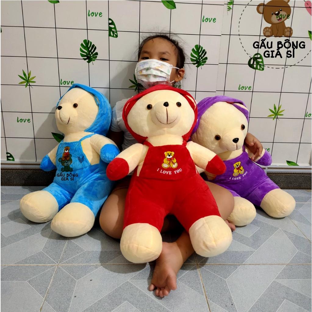 GẤU BÔNG TEDDY MẶC ÁO CHOÀNG ĐÁNG YÊU VẢI MỀM MỊN CAO CẤP SIZE LỚN