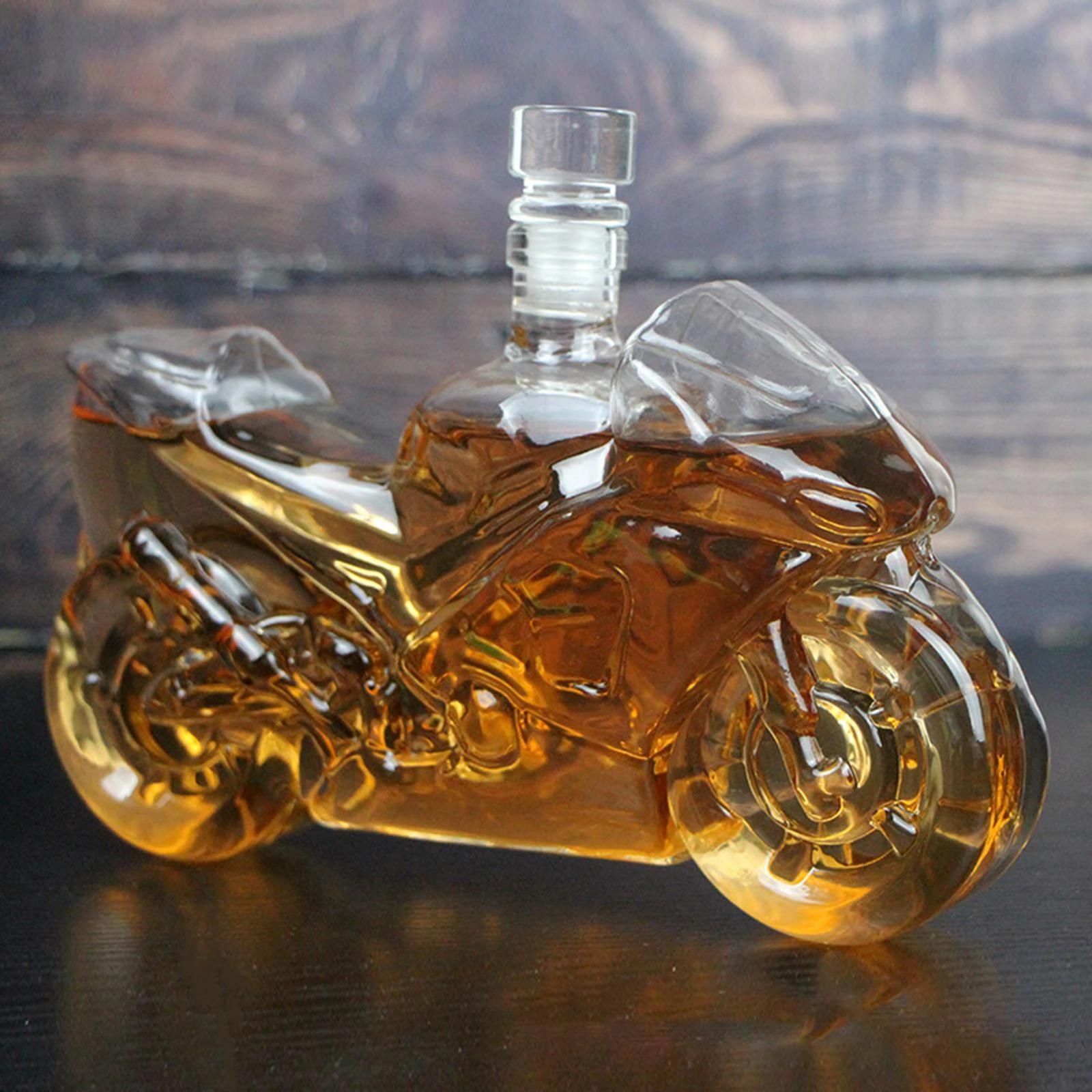 Liquor Decanters Unique High Borosilicate Glass Clear for Holiday Gifts