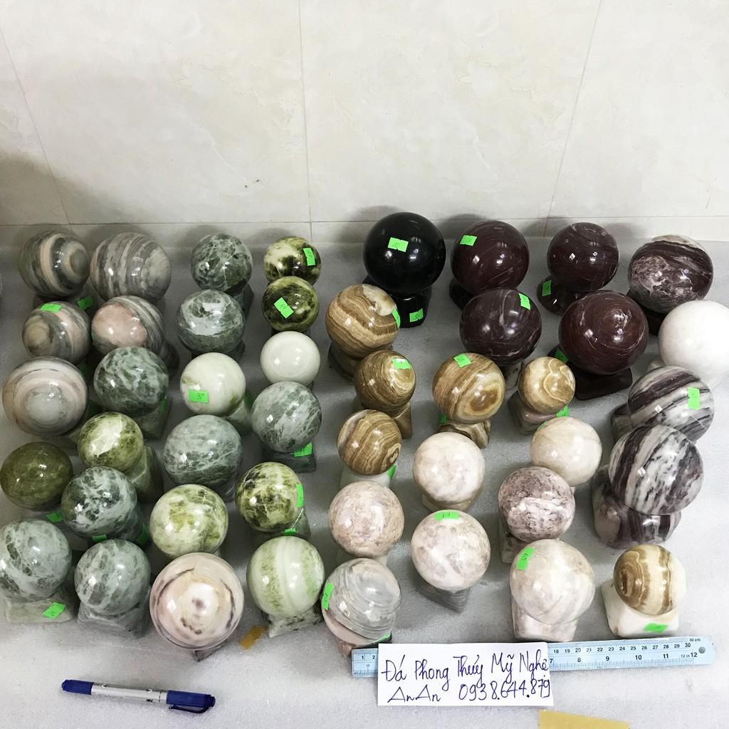 Cầu bi phong thủy 7-8 cm nhiều màu cho mệnh Kim Mộc Thủy Hỏa Thổ của VN