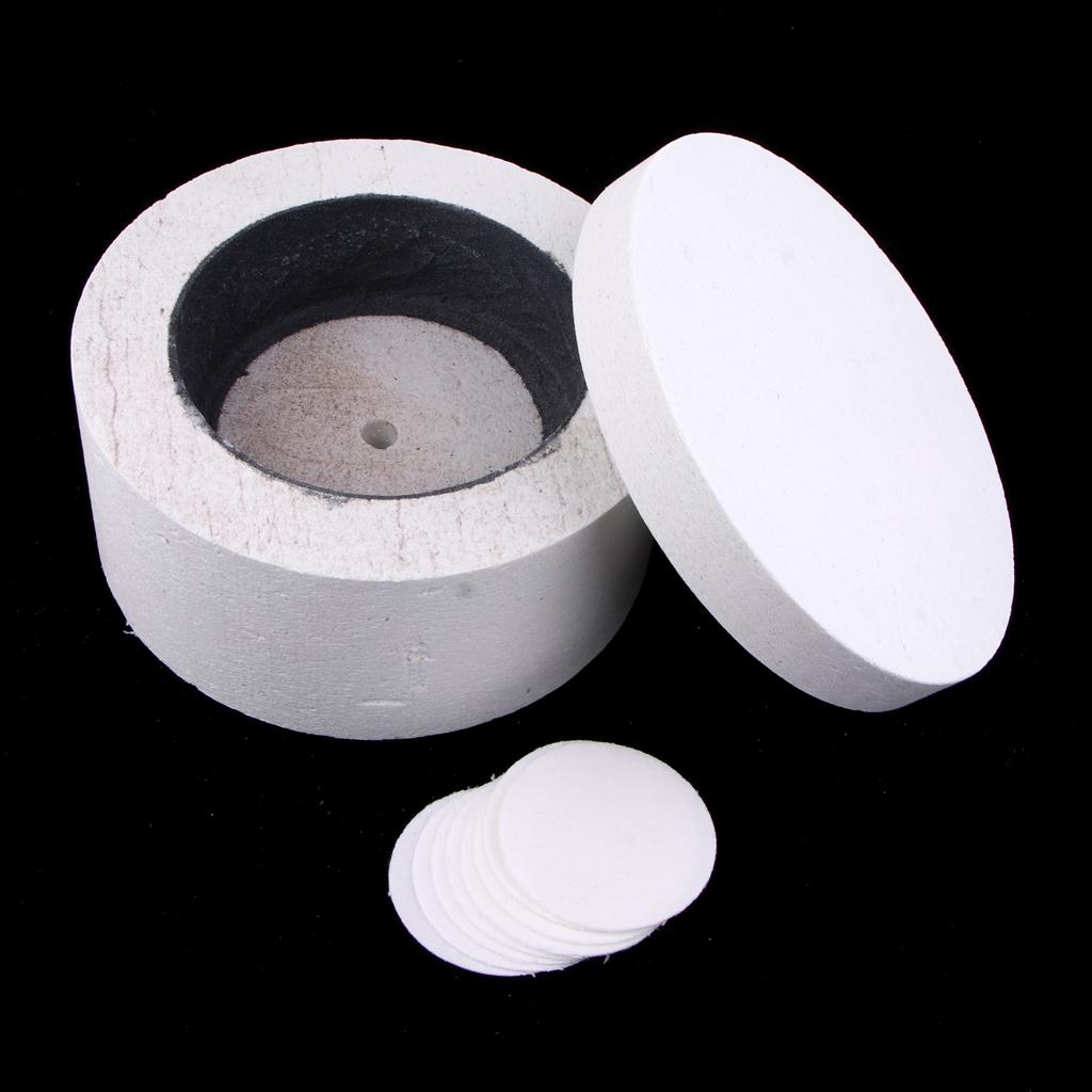 Large Microwave Kiln for Fusing Glass Jewelry Supplies - Pro Convenience Easy DIY Jewelry Glass Fusing Tools Kiln for Beginners Adults