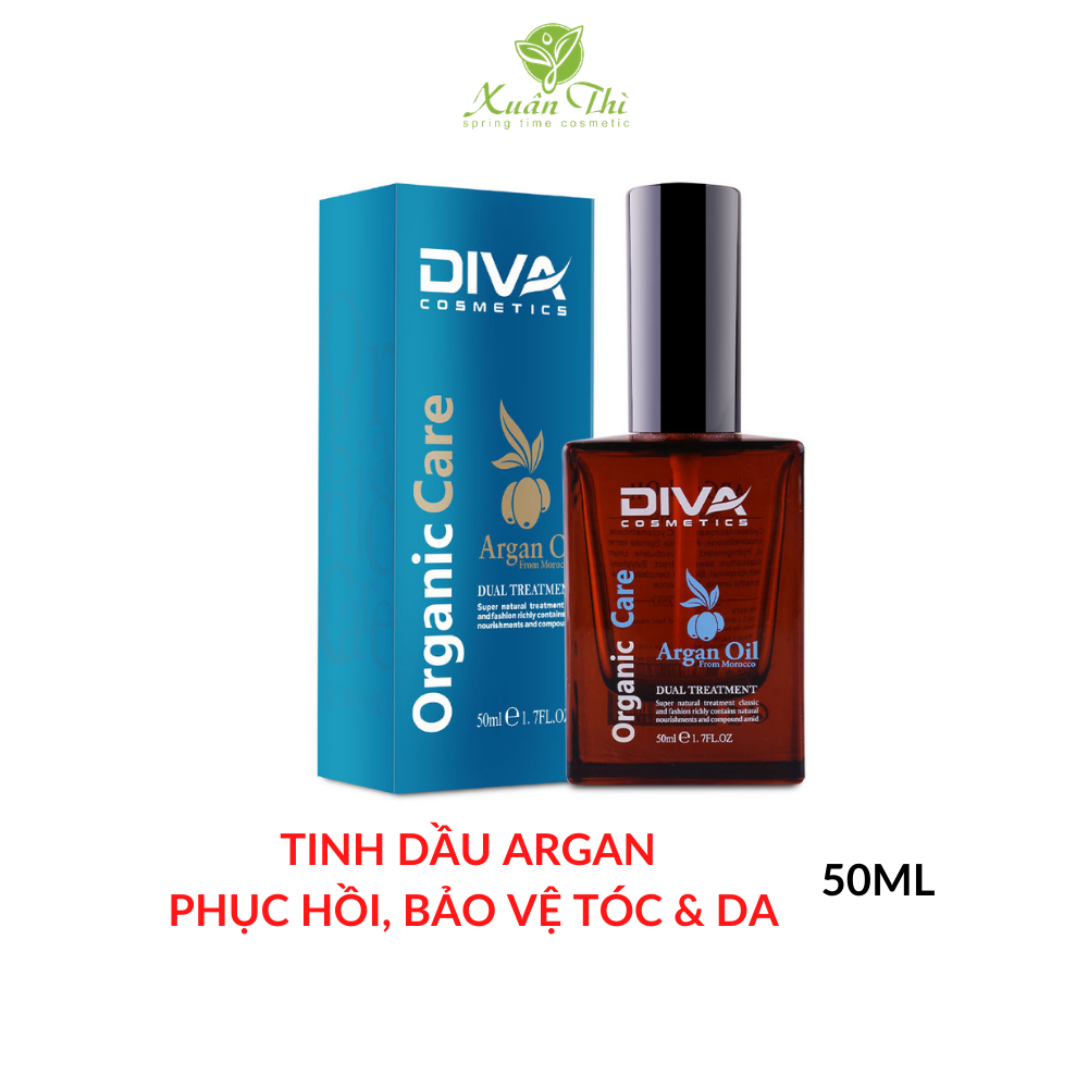 Tinh dầu hữu cơ, tinh chất Argan dưỡng tóc DIVA Argan Oil – 50ml