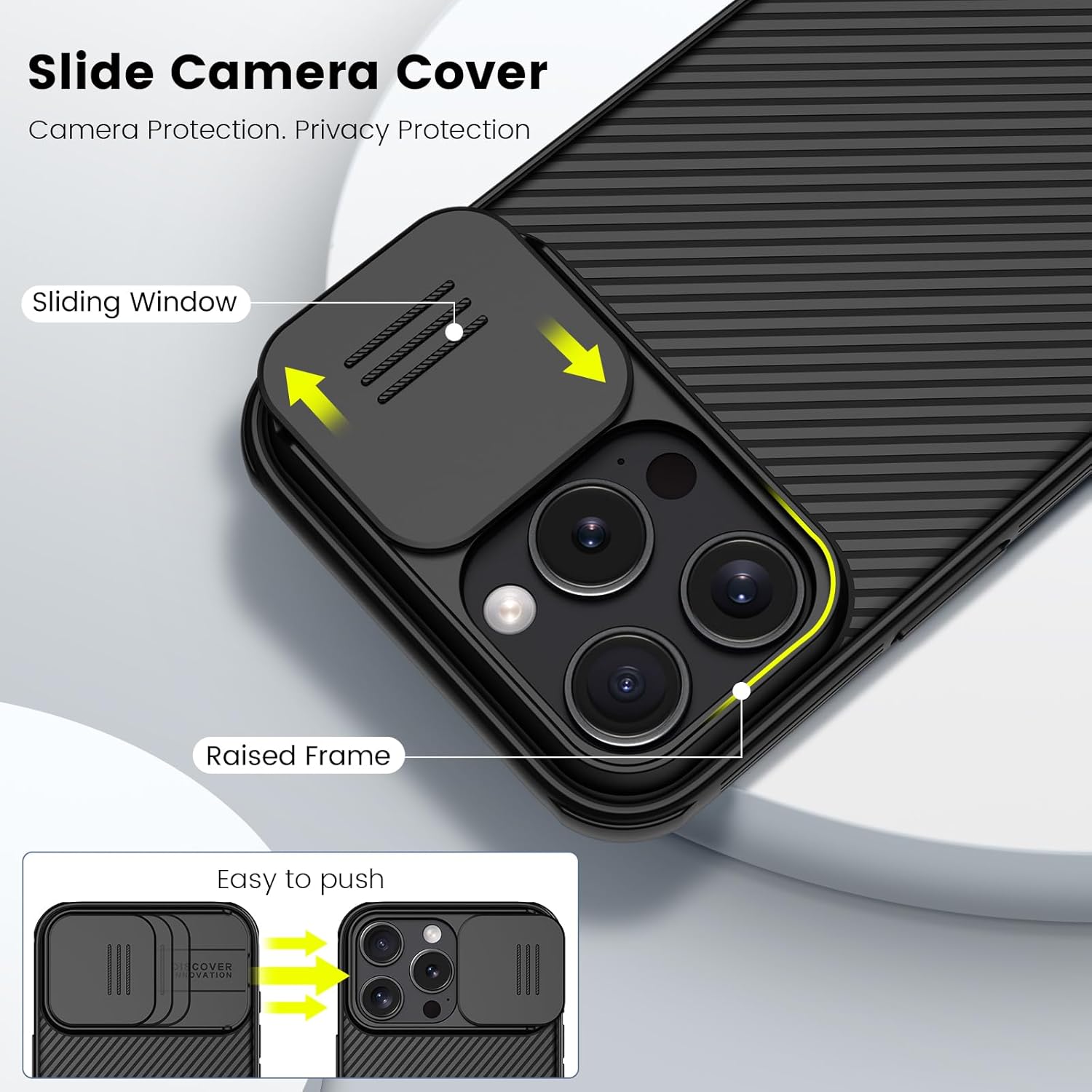 Ốp Lưng Nillkin Camshield Pro Bảo Vệ Camera Cho Iphone 16 Plus | 16 ProMax | 16 Pro | ốp IP16 chống sốc – Hàng Chính Hãng