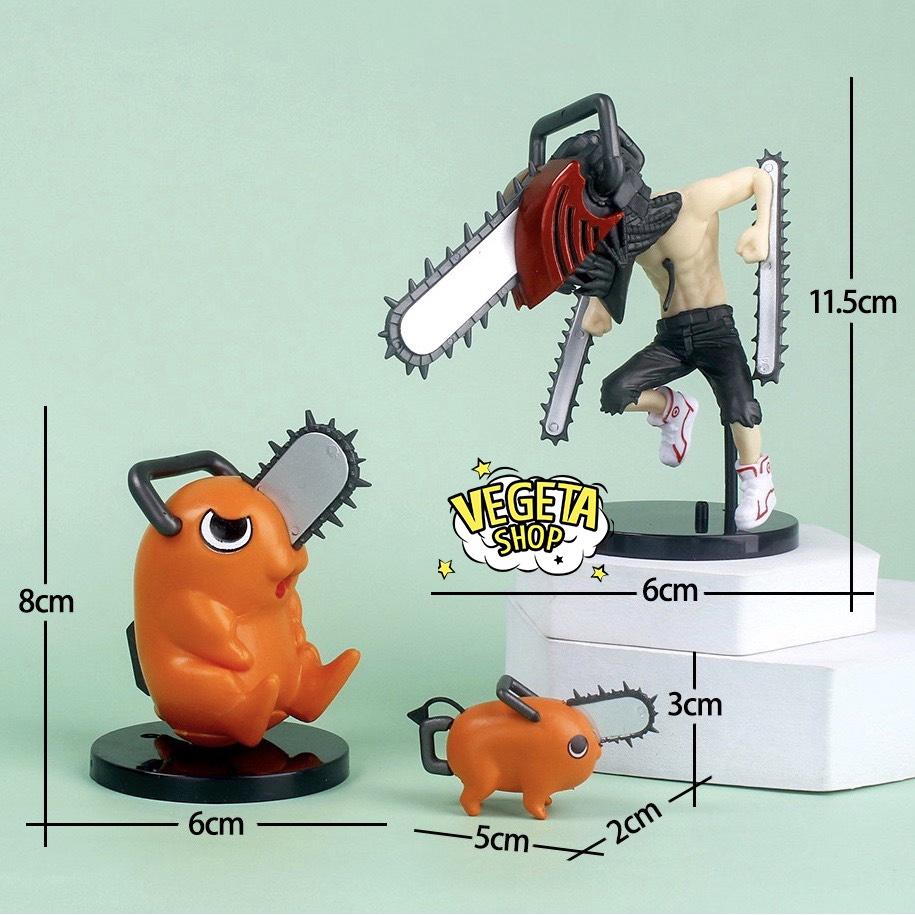 Mô hình Chainsaw Man - Set mô hình nhân vật Denji Pochita Power Aki Hayakawa Makima Reze Quỷ cưa Quỷ máu - Cao 4~16,5cm