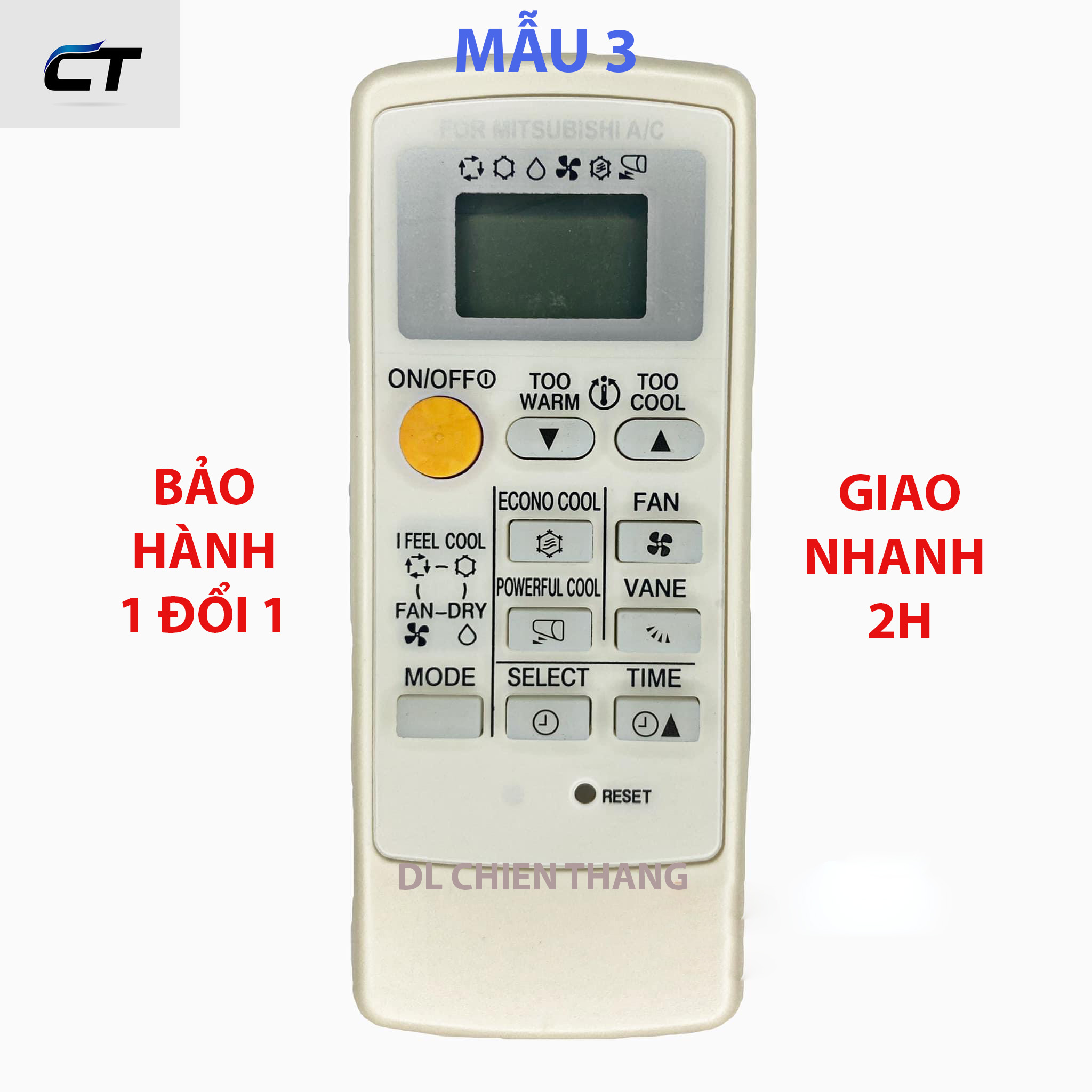 Remote Điều khiển từ xa điều hòa dành cho Mitsubishi dùng cho các dòng MSY- MSZ- MS