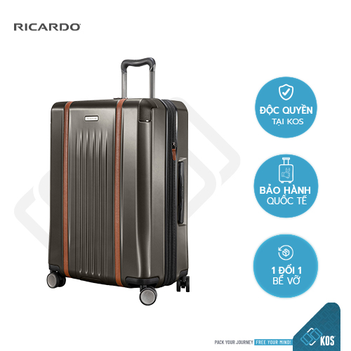 Vali du lịch Ricardo Montecito 2.0, vali size 25, chính hãng, thương hiệu Ý, bảo hành quốc tế, 1 đổi 1