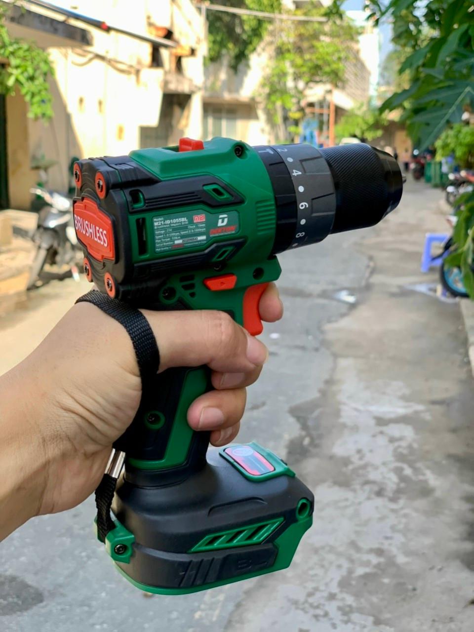 MÁY KHOAN 3 CHỨC NĂNG 21V 55N.m DEKTON M21-ID1055BL - HÀNG CHÍNH HÃNG