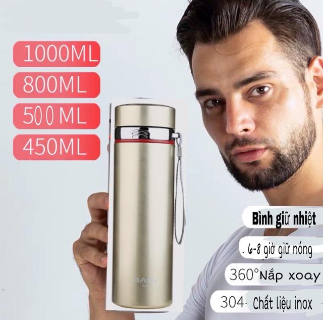 BÌNH NƯỚC -BÌNH GIỮ NHIỆT INOX 500ml ,800ml