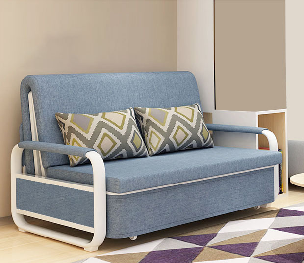 Ghế Sofa giường gấp gọn 1m5x1m86 Cao Cấp, sofa giường gấp gọn thành ghế, ghế sofa thông minh, ghế sofa mở ra thành giường