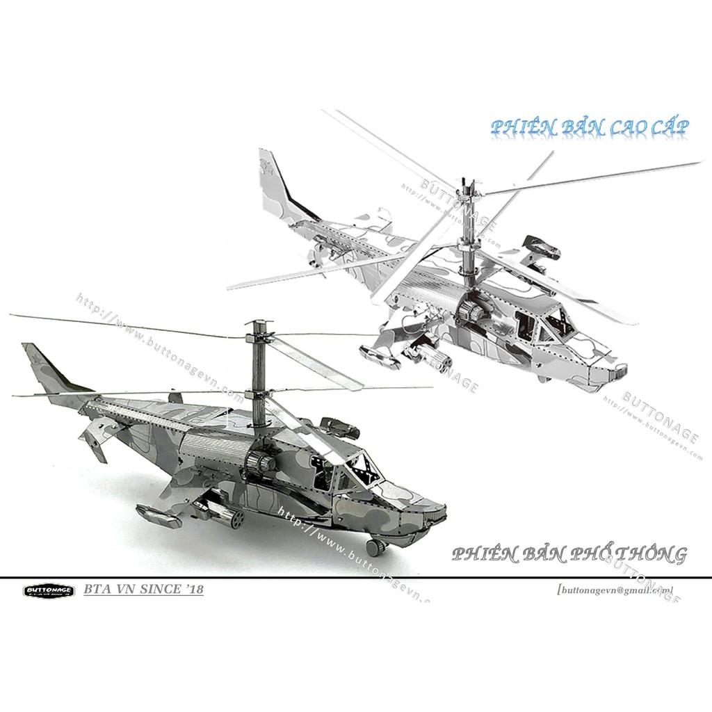 Mô Hình Lắp Ráp 3d Trực thăng KA-50 – KAMOV