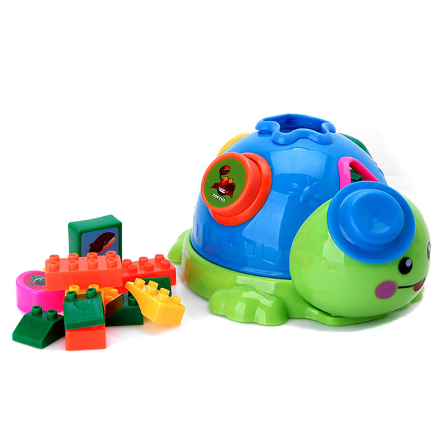 Bộ đồ chơi lắp ráp 29 khối 8 mô hình cho bé sáng tạo nhựa Chợ Lớn (rùa thả khối)
