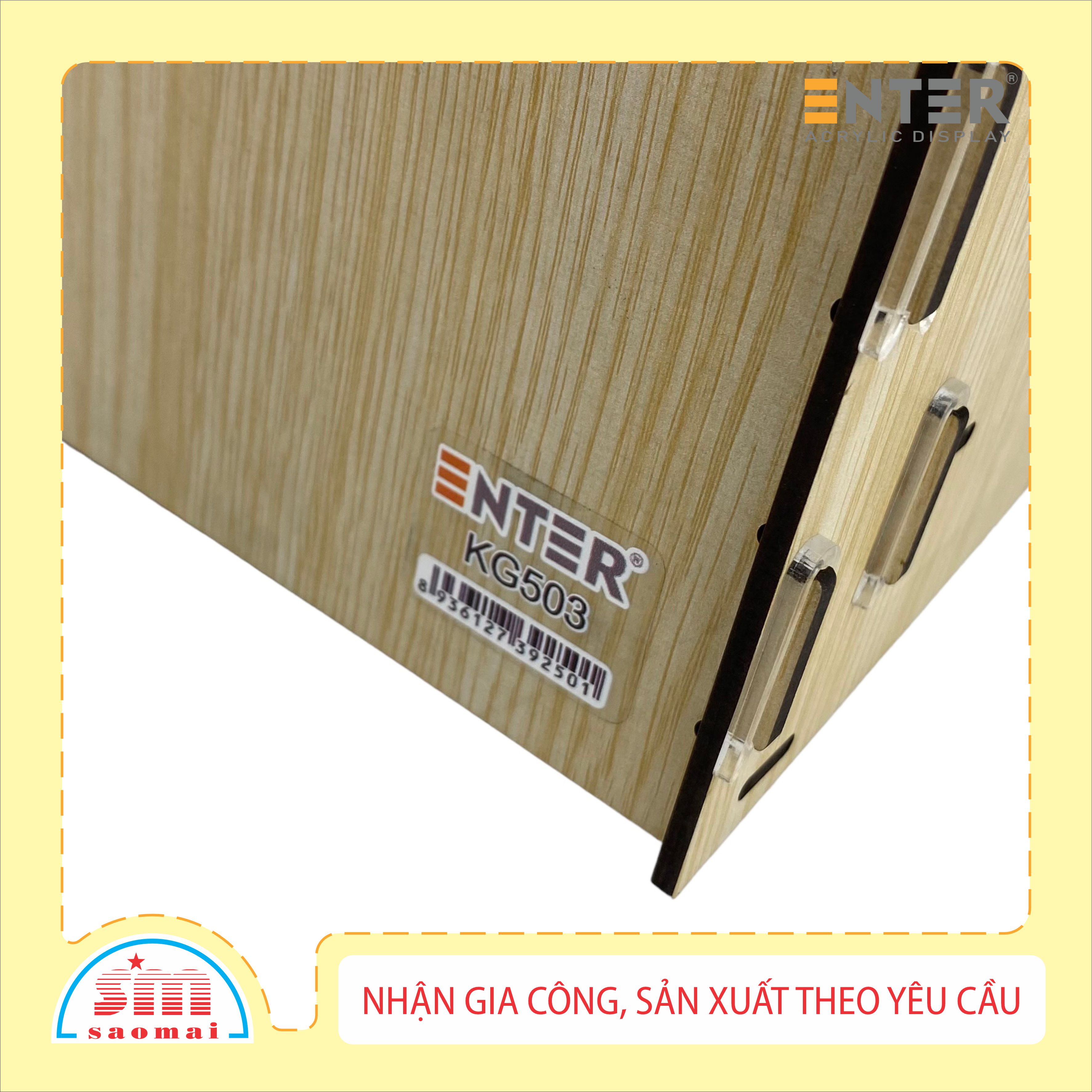 Kệ gỗ 3 ngăn Enter KG503 A5 lắp ráp