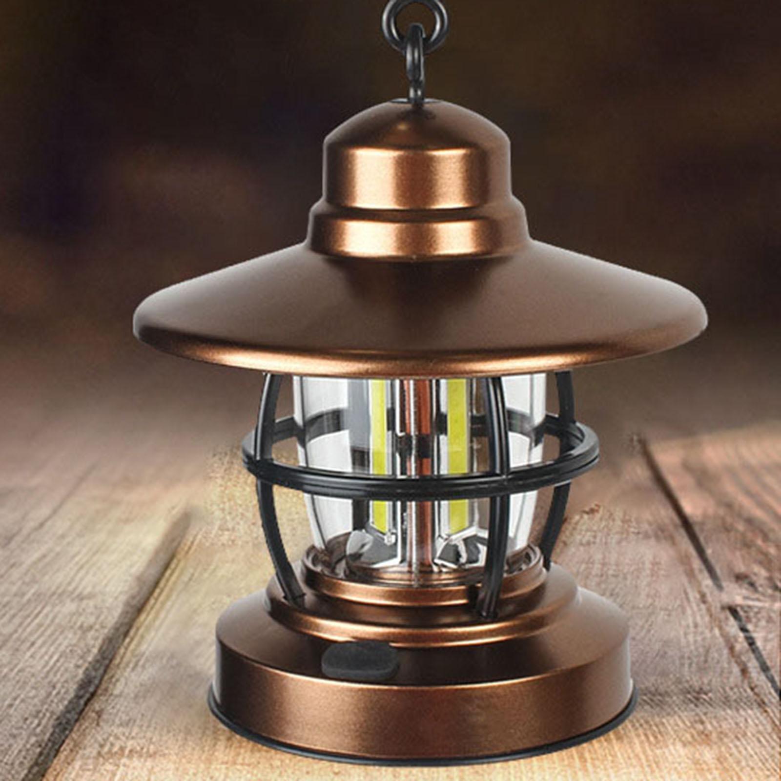 Portable Camping Lantern Tent Lamp Light Battery Operated for Home Hiking