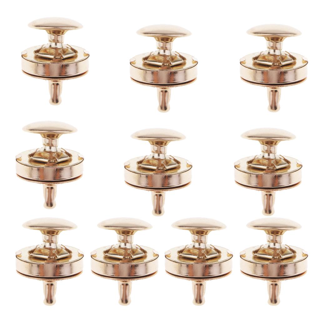 10 Bộ Nail Hai Mặt Nút Từ Tính Chốt Khóa Chốt